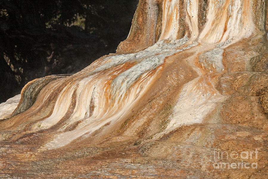 Orange Spring Mound at Mammoth Hot Springs #2 Photograph by Fred Stearns