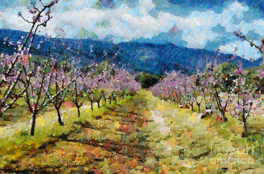 Orchard views #2 Digital Art by Fran Woods