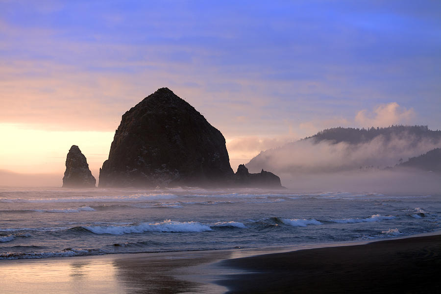 Oregon Coast Haystack Rock #2 Photograph by King Wu - Fine Art America