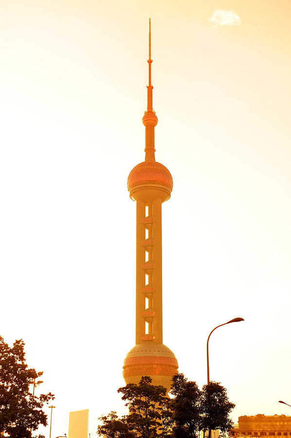 oriental pearl tower in Shanghai #2 Photograph by Songquan Deng