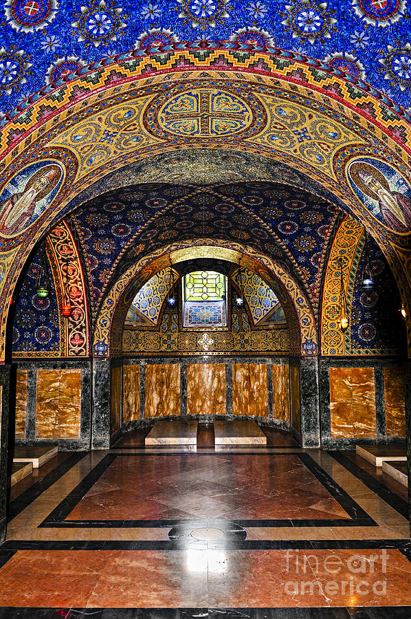 Orthodox Church interior 1 Photograph by Elena Elisseeva