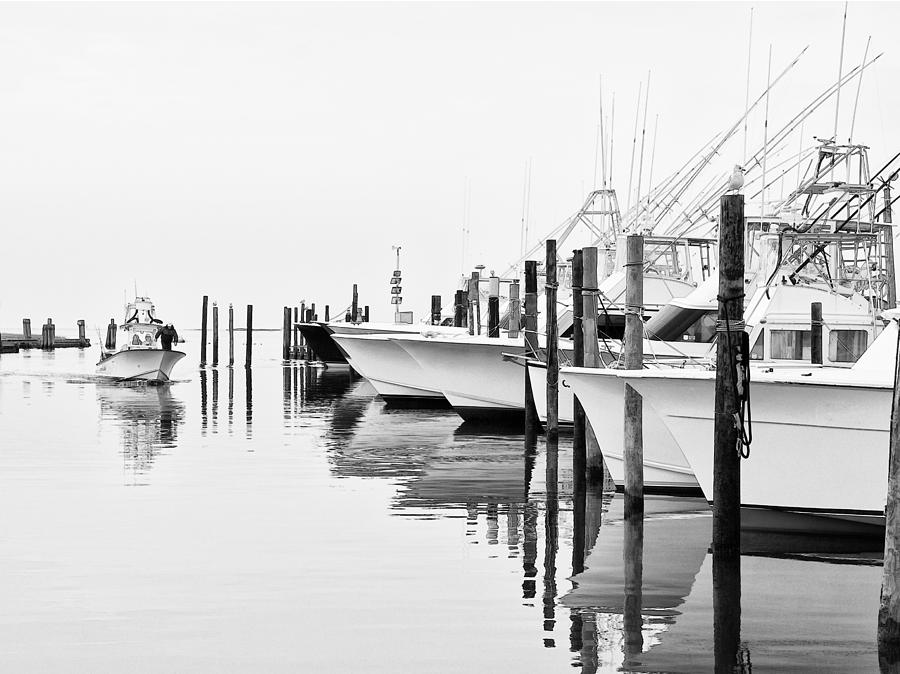Outer Banks Fishing Boats Sketch #2 #2 Photograph by Dan Carmichael