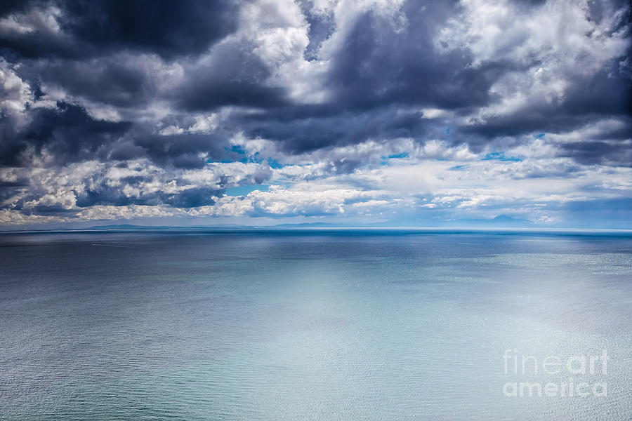 Nature Photograph - Overcast weather over sea #2 by Anna Om