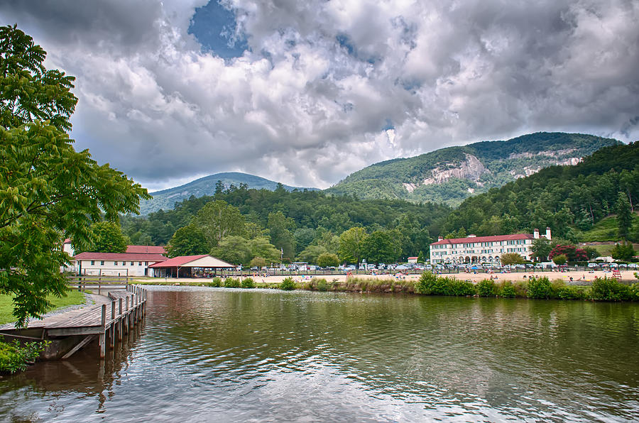 Overlooking Chimney Rock And Lake Lure #2 Photograph by Alex Grichenko
