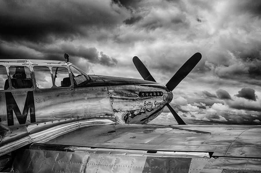 B17 Photograph - P-51 Mustang by Mike Burgquist
