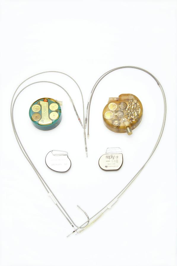 Pacemaker Comparison #2 Photograph by Medical Photo Nhs Lothian/science Photo Library