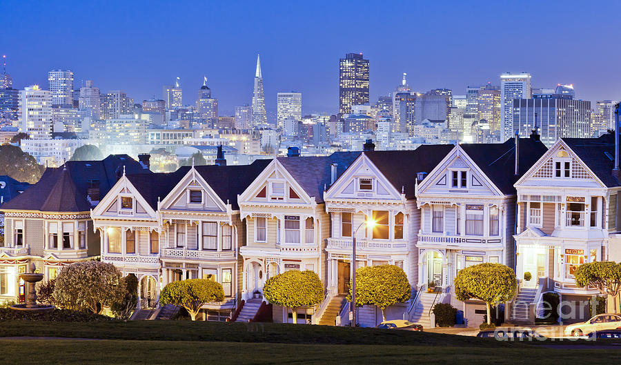 San Francisco Photograph - Painted Ladies - San Franciscos Victorian Homes #2 by B Christopher
