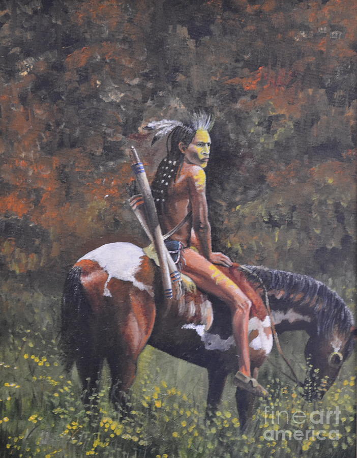 Painted Pony Painting by Martin Schmidt