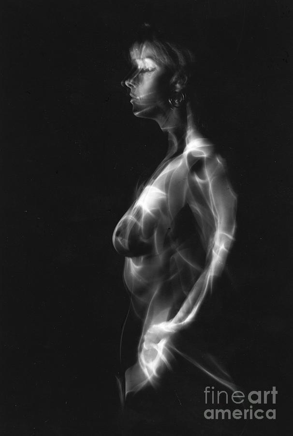 Nude Photograph - Painting with Light 4 by Colleen Gallo