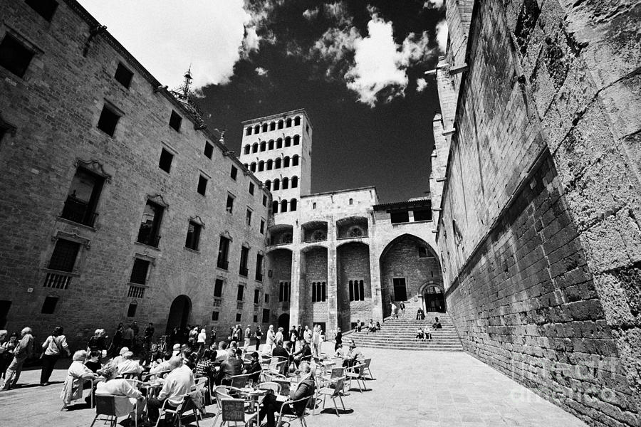Barcelona Photograph - Palace Of Lloctinent In Palacio Real Mayor Plaza Del Rey Barcelona Catalonia Spain #2 by Joe Fox