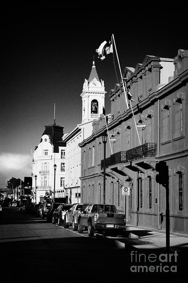 Palacio Photograph - palacio de la gobernacion provincial government building Punta Arenas Chile by Joe Fox Palacio Photograph - palacio de la gobernacion provincial government building Punta Arenas Chile by Joe Fox
