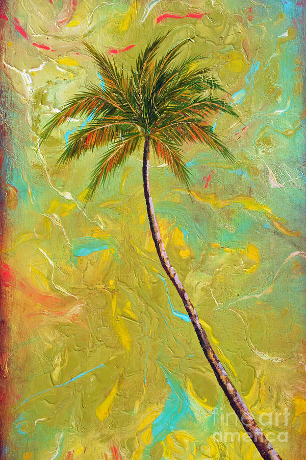 Palms Trees Painting - Palm Tree Studio 2 #2 by Gabriela Valencia