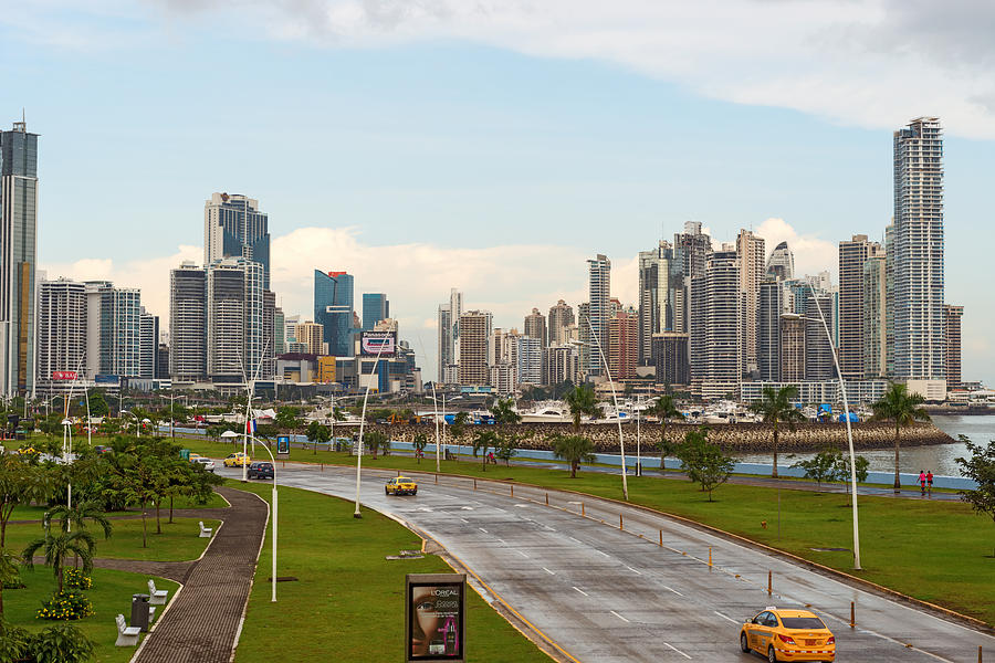 Panama city downtown skyline #2 Photograph by Marek Poplawski
