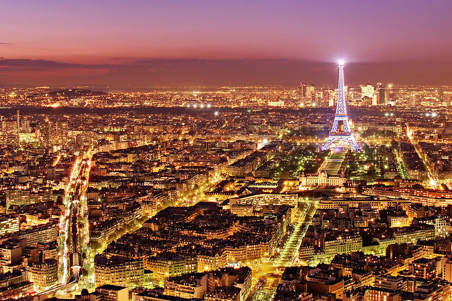 Paris Cityscape at Night / Paris by Barry O Carroll Paris Cityscape at Night / Paris by Barry O Carroll