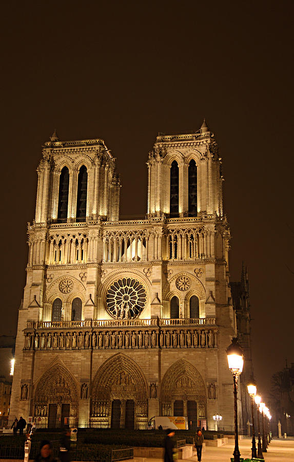 Architecture Photograph - Paris France - Notre Dame de Paris - 01131 #2 by DC Photographer