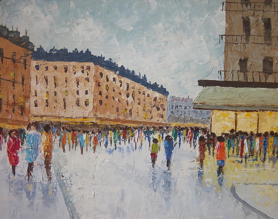 Paris #2 Painting by Frederic Payet
