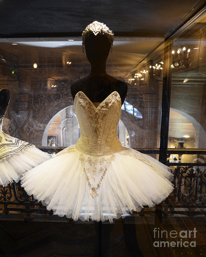 Paris Opera House Ballerina Costumes - Paris Opera Garnier Ballet Art - Ballerina Fashion Tutu Art #3 Photograph by Kathy Fornal