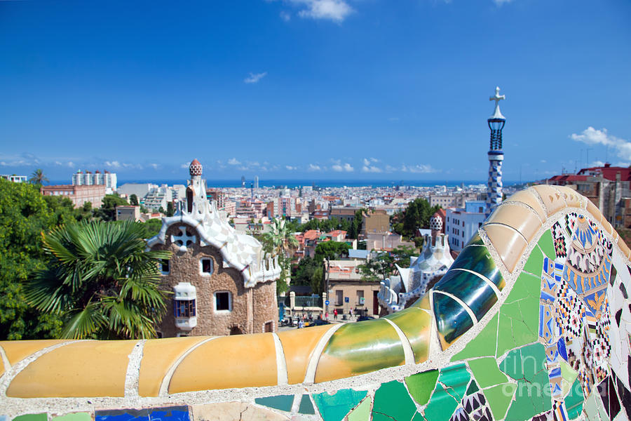 Park Guell in Barcelona #2 Photograph by Michal Bednarek