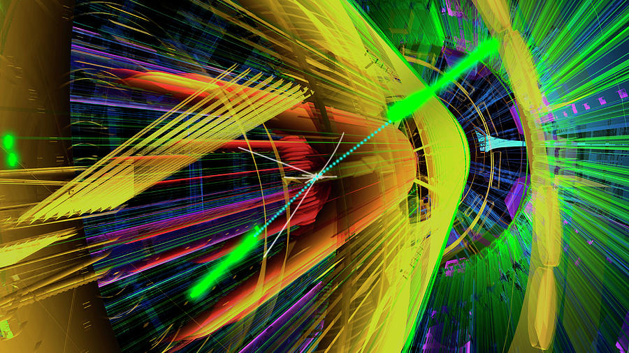 Particle Collision Event #2 Photograph by Cern
