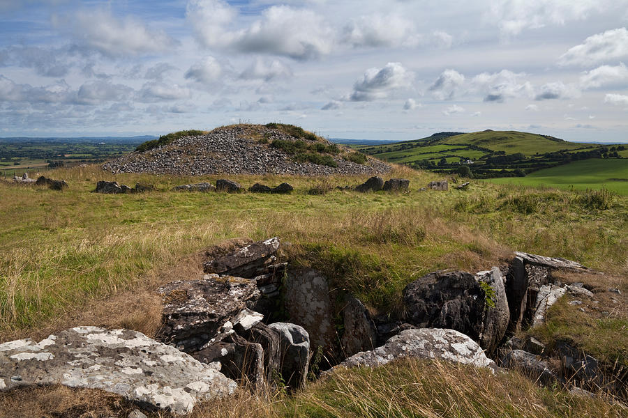 Farm Photograph - Passage Grave,carbane West, Loughcrew #2 by Panoramic Images