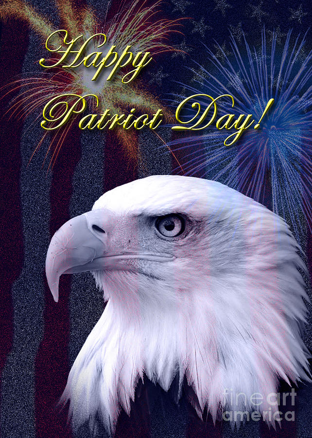 Eagle Photograph - Patriot Day Eagle #2 by Jeanette K