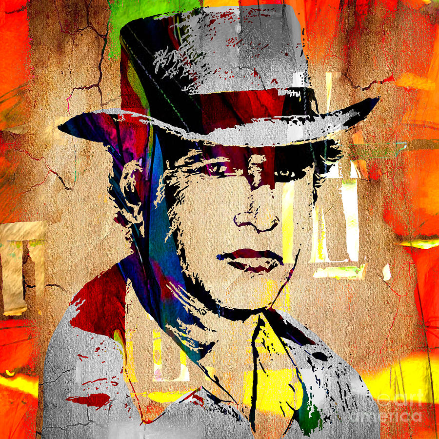 Paul Newman Collection #2 Mixed Media by Marvin Blaine