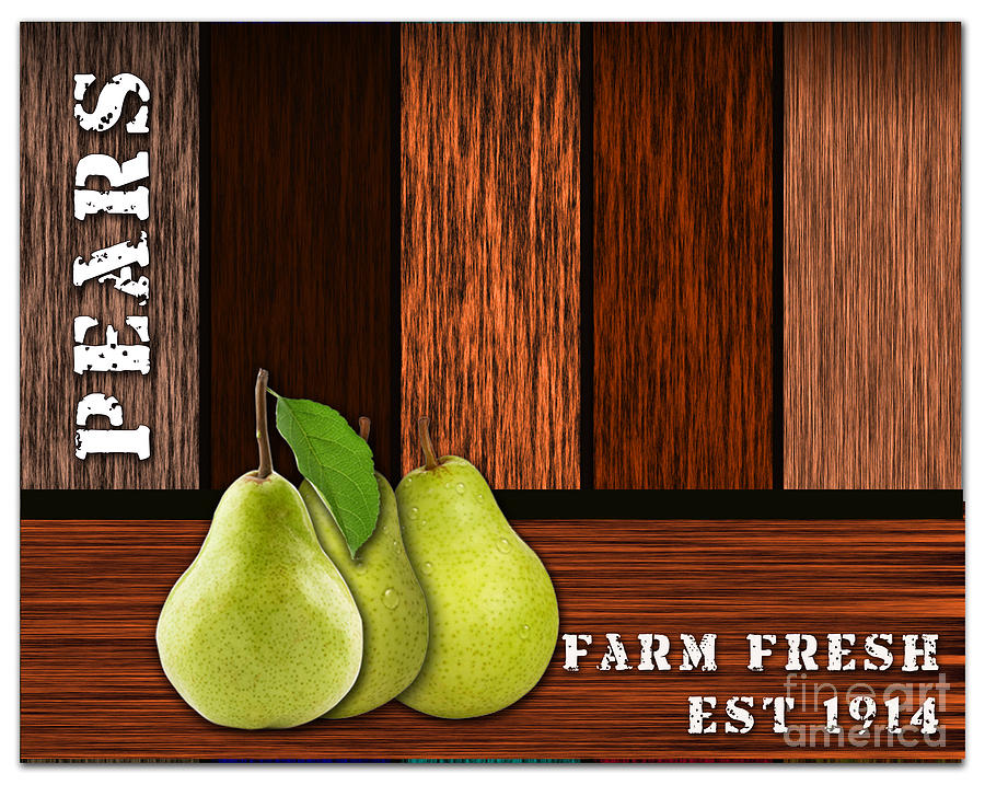 Home Mixed Media - Pear Farm #2 by Marvin Blaine