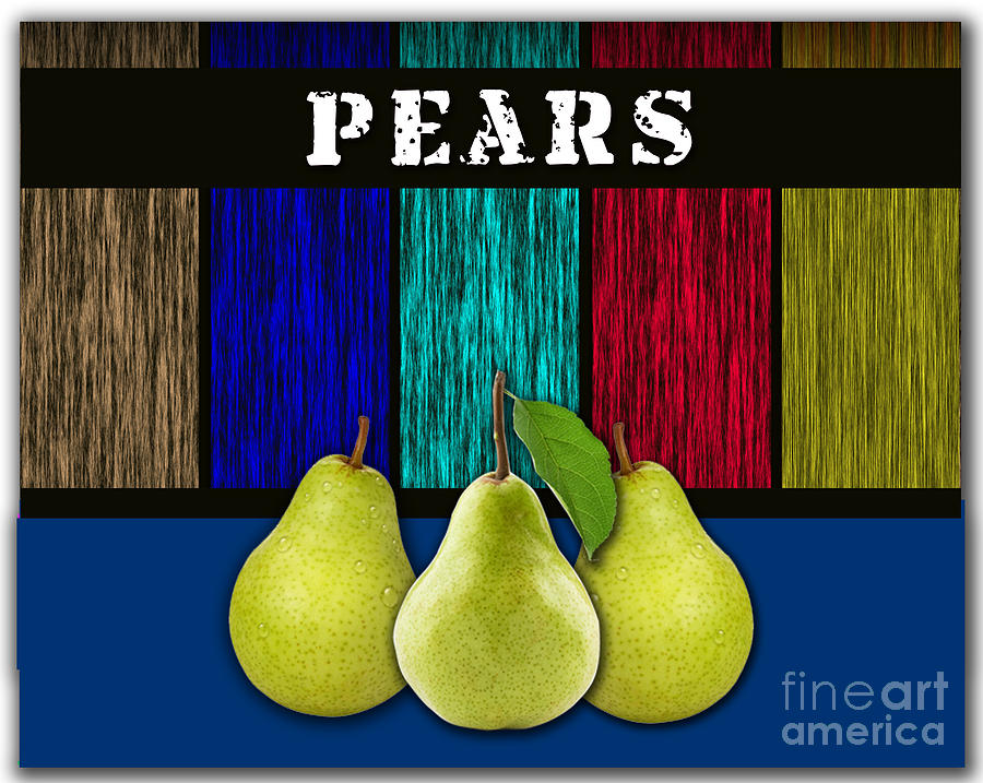Pears #2 Mixed Media by Marvin Blaine