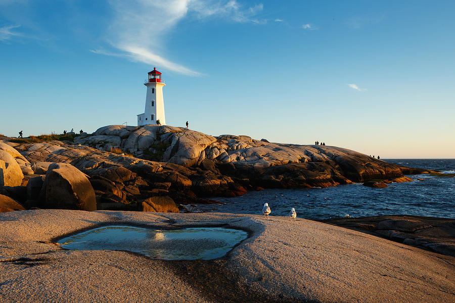 Peggys Point Lighthouse Photograph By Laszlo Podor Fine Art America