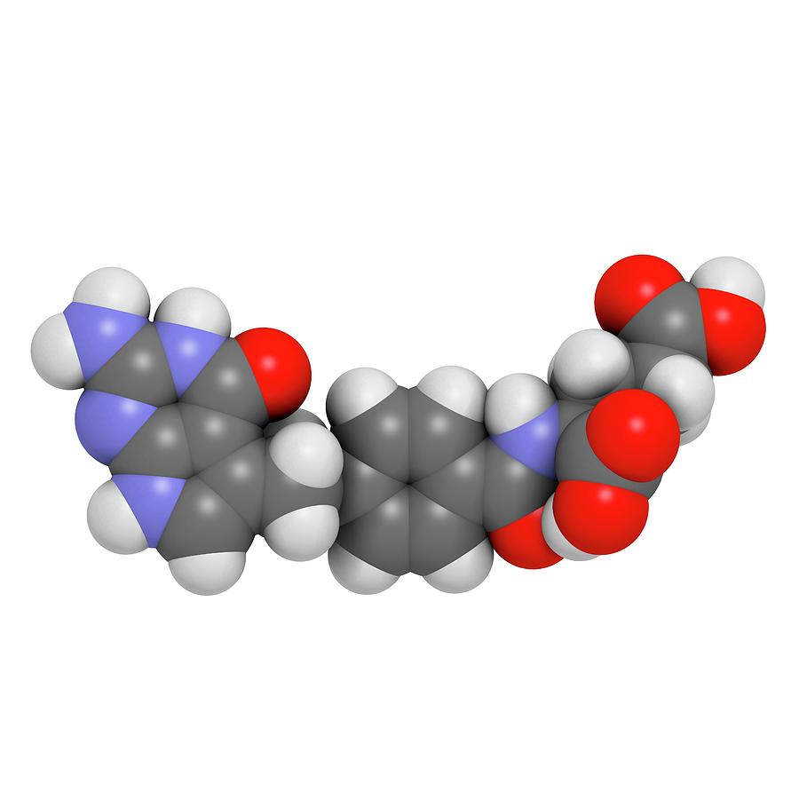 Pemetrexed Lung Cancer Drug Molecule #2 Photograph by Molekuul