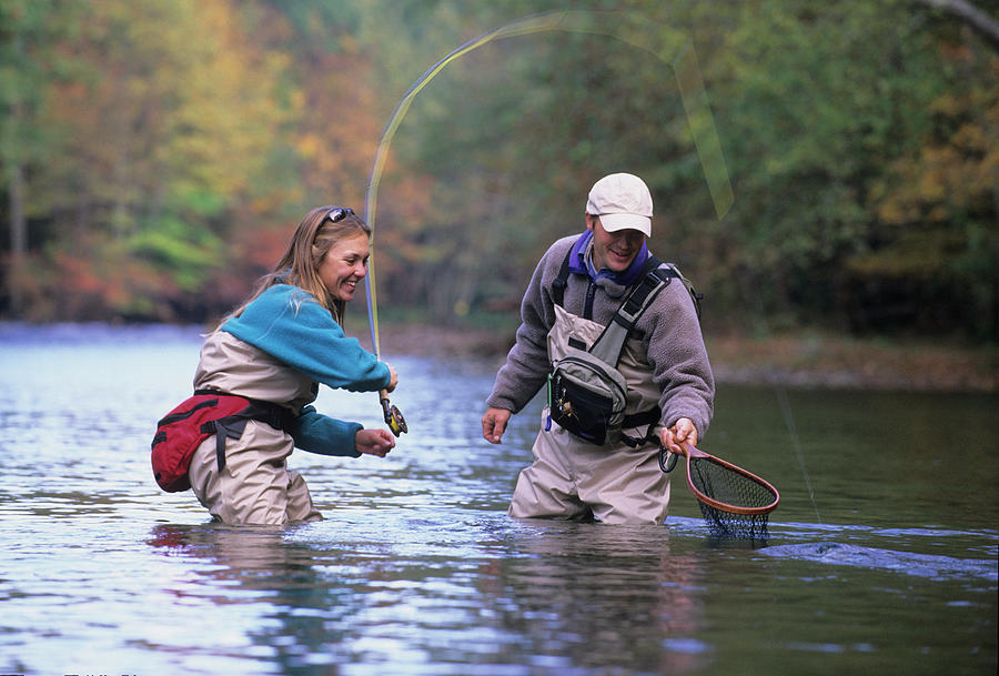 People Fly Fishing In Pennsylvania #2 by Beck Photography