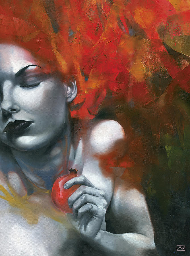 Persephone #1 Painting by Patricia Ariel