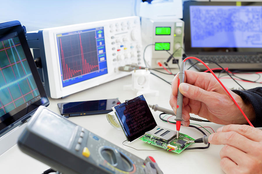 Person Working In An Electronics Lab #2 Photograph by Science Photo Library Person Working In An Electronics Lab #2 Photograph by Science Photo Library