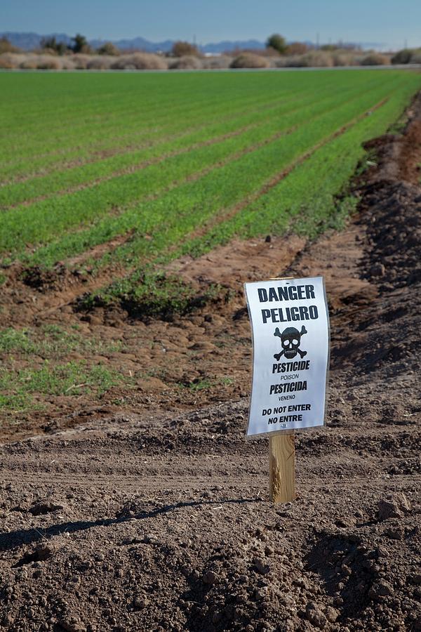 Pesticide Warning Sign #2 Photograph by Jim West