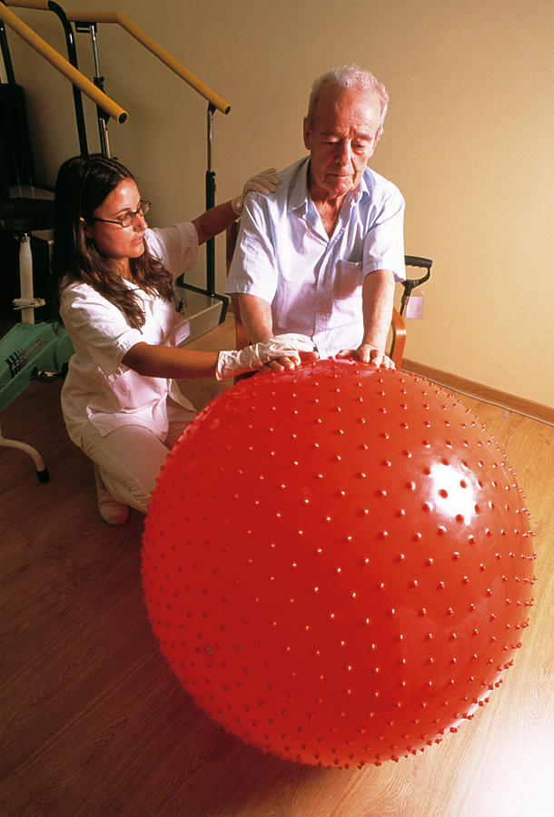 Physiotherapy #2 Photograph by Mauro Fermariello/science Photo Library