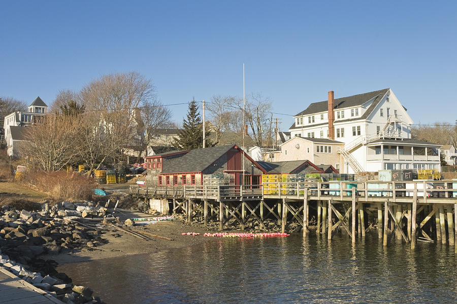 Pier In Tenants Harbor Maine Photograph by Keith Webber Jr