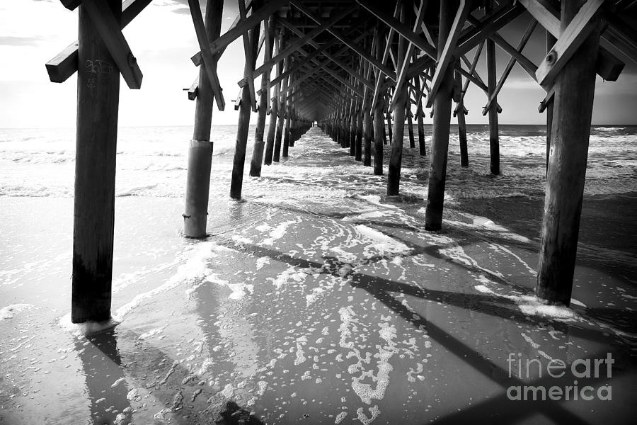 Pier Lines #1 Photograph by John Rizzuto