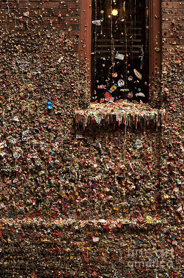 Pike Place Market Gum Wall In Alley #2 Photograph by Jim Corwin