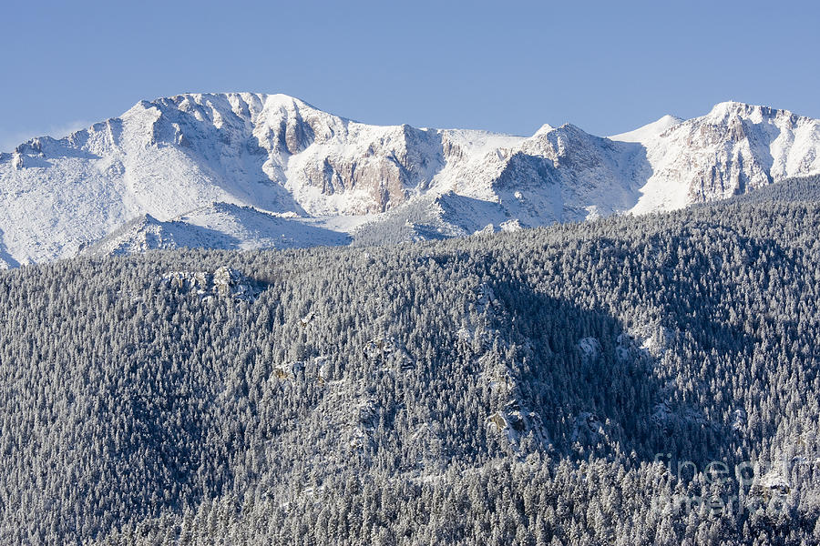 Pikes Peak Photograph - Pikes Peak Snow by Steven Krull Pikes Peak Photograph - Pikes Peak Snow by Steven Krull