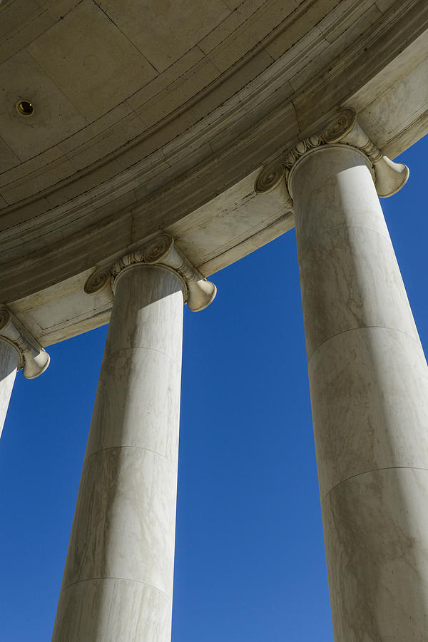 Pillars with Blue Sky #2 Photograph by Brandon Bourdages