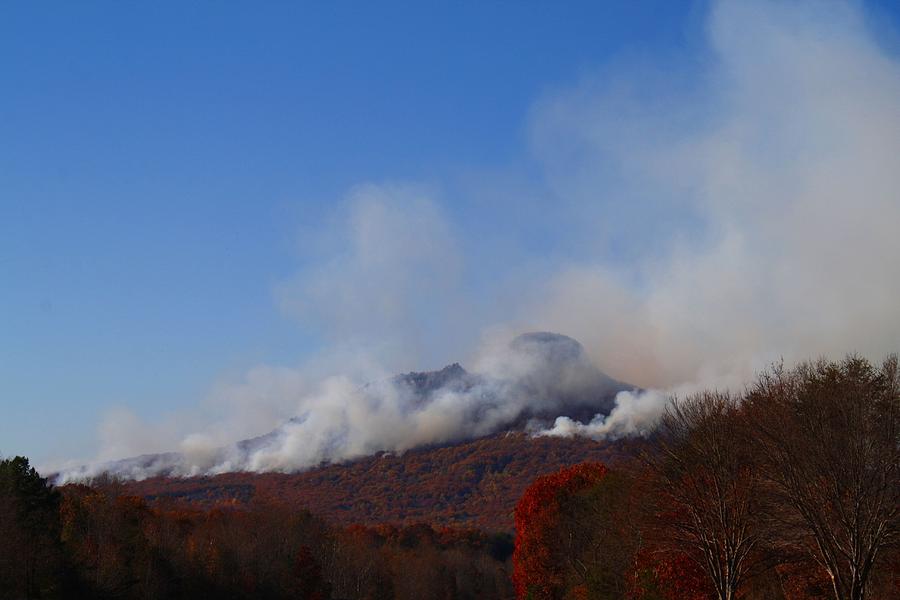 Pilot Mountain Burn Photograph by Kathryn Meyer Fine Art America