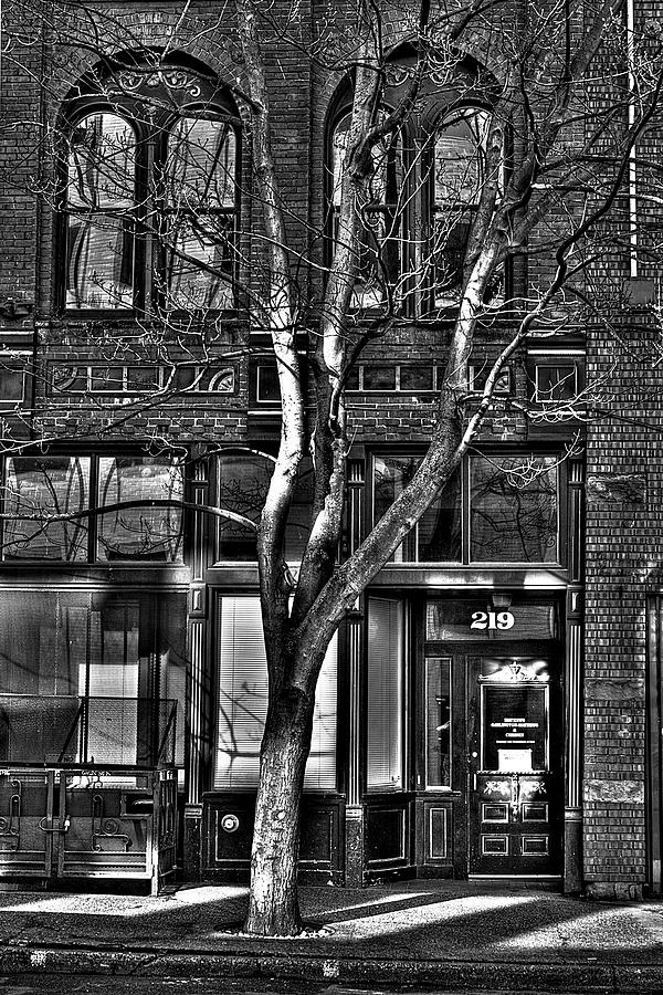 Black And White Photograph - Pioneer Square No.1 #2 by David Patterson