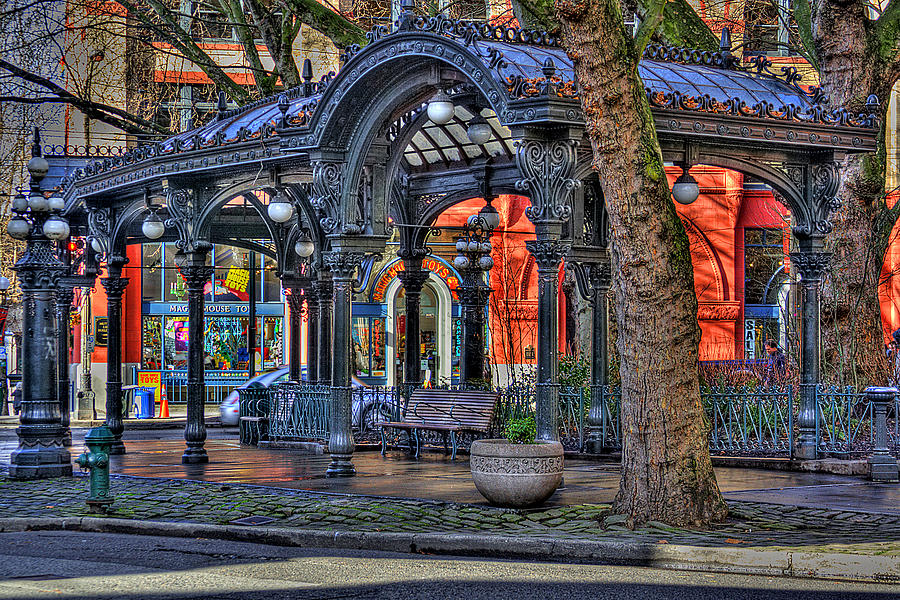 Pioneer Square - Seattle Photograph by David Patterson