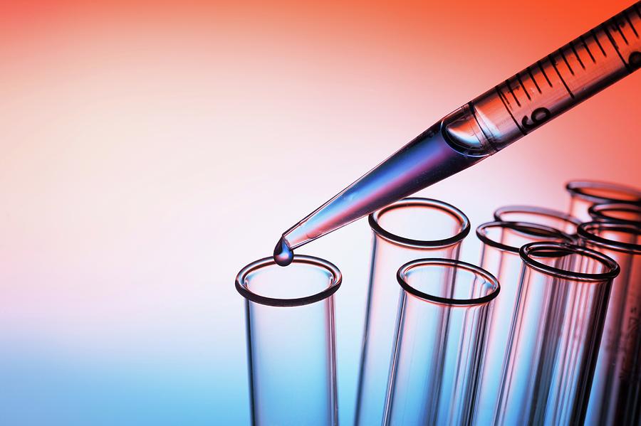 Pipetting Liquid Photograph by Wladimir Bulgar/science Photo Library