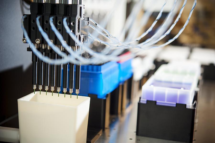 Pipetting robot in a lab 2 Photograph by Science Photo Library Pixels
