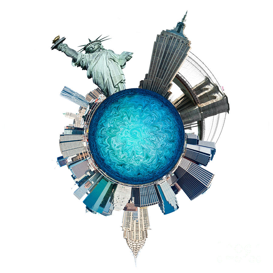 Planet Manhattan - New York City #2 Photograph by Luciano Mortula