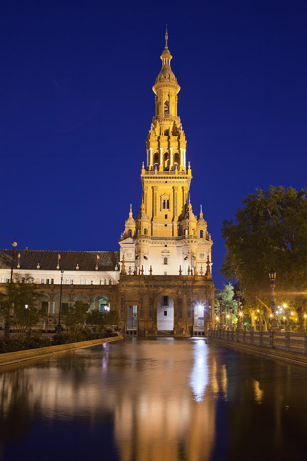 Plaza de Espana Tower in Seville #2 Photograph by Artur Bogacki