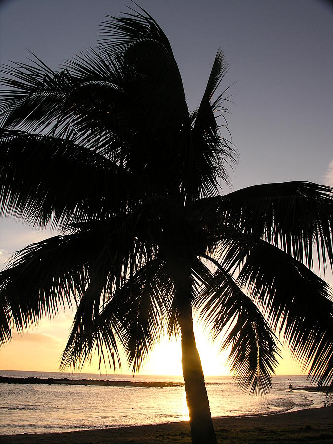 Poipu Beach Sunset #2 Photograph by Robert Lozen
