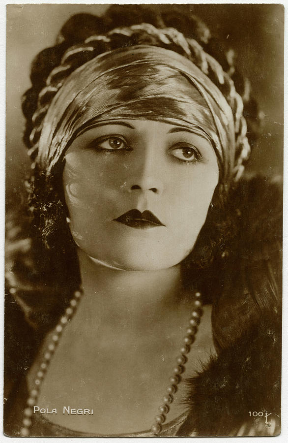 Pola Negri (appolonia Chalupek) (1897 - Photograph by Mary Evans ...