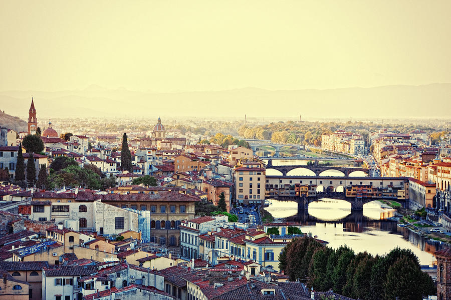 Architecture Photograph - Ponte Vecchio #2 by Anna Bryukhanova